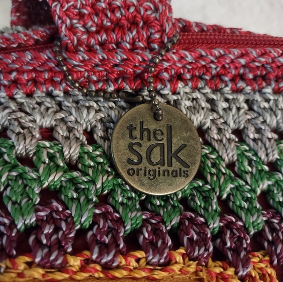 Sak Bag Cambria Knit Crochet Hobo Rainbow Soho - Picture 7 of 10